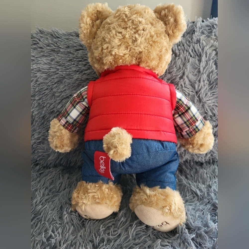 Belkie Bear 2023 Classic Red Vest Collectible Teddy Bear - Picture 2 of 4
